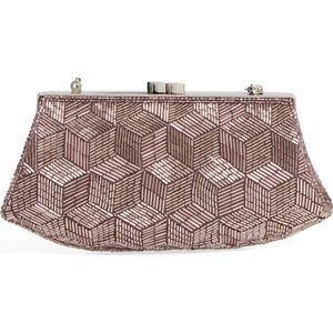 Cubist Beaded Pouchette GLINT